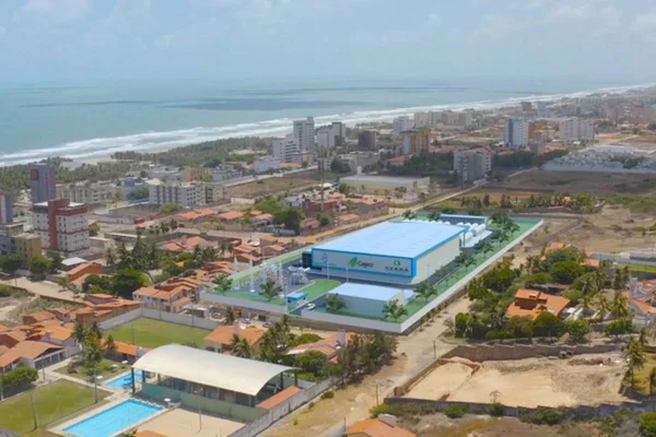 Imagem colorida mostra prédio da Companhia de Água e Esgoto do Ceará (Cagece) - Metrópoles