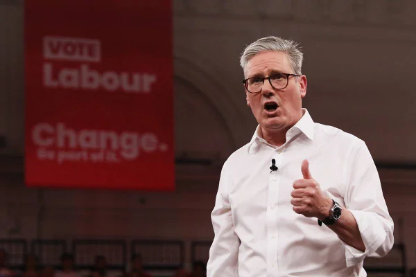 novo primeiro-ministro do Reino Unido Keir Starmer