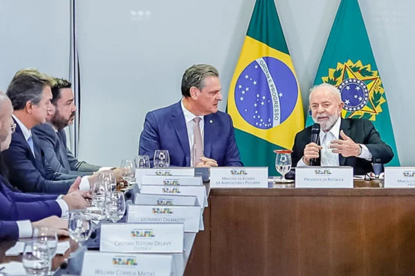 Joesley Batista da JBS em reunião com Lula