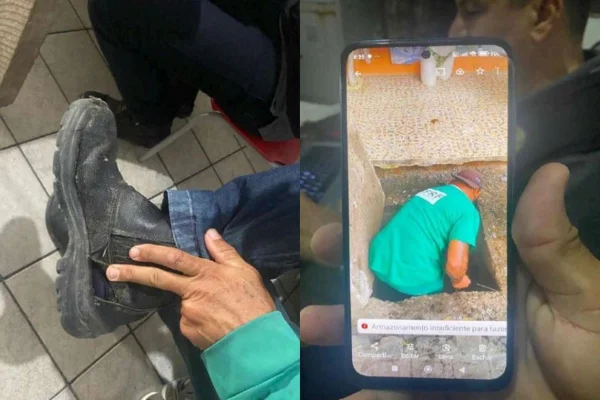 Imagem colorida, segundo trabalhadores, F.R.F não oferecia EPIs adequados ao serviço fiscalizado- Metrópoles