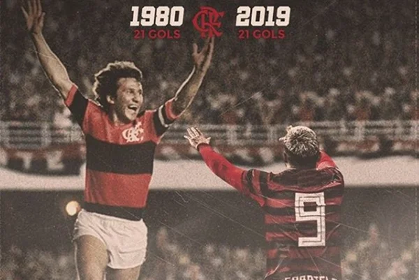 Zico e até Neymar parabenizam Gabigol por recorde pelo Flamengo