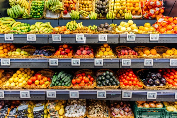 Imagem colorida de frutas/fruto