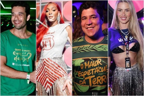 Famosos nos camarotes do Carnaval da Sapucaí