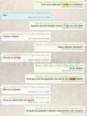 Conversas entre Bruno Henrique e seu irmão, Wander