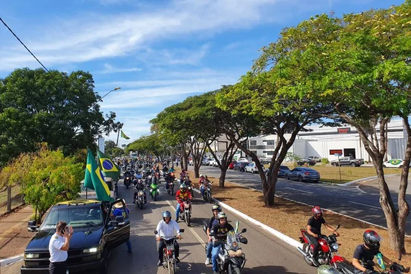 Motociata com Jair Bolsonaro (PL) em Goiânia