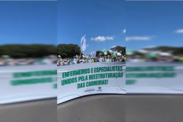 Enfermeiros do DF pedem nova proposta para reestruturação de carreira