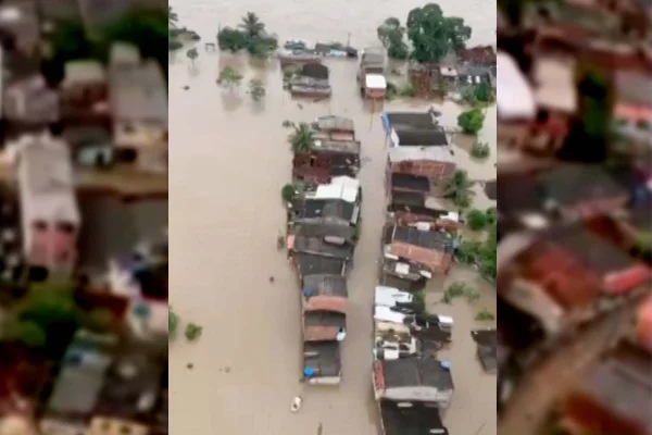 Chuva mata 18 e deixa 72 cidades em situação de emergência na Bahia