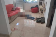 Ela foi golpeada no pescoço e não resistiu