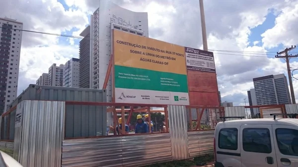 Águas Claras vai ganhar quatro viadutos sobre trilhos do metrô. Mas acessos à cidade continuarão sem obras