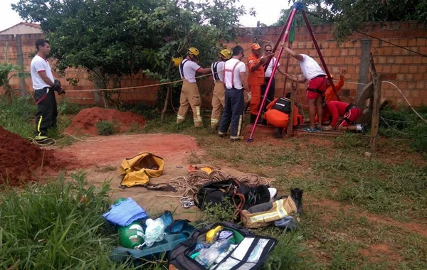Homem escorrega em obra dentro de poço e morre em Brazlândia