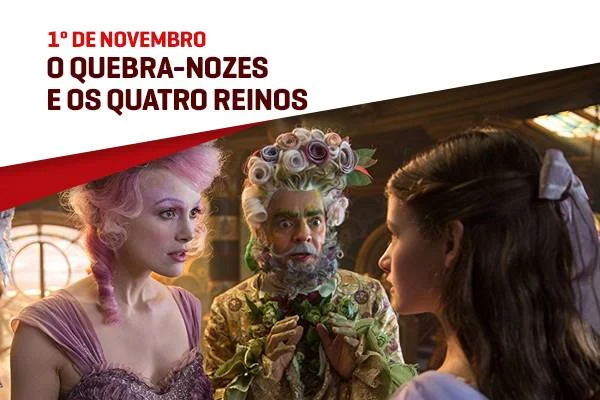 Em mais um conto de fadas da Disney com atores, a garota Clara entra em mundo mágico habitado por soldadinhos de biscoito e ratos soldados. Direção compartilhada dos experientes Lasse Hallström (Regras da Vida) e Joe Johnston (Jumanji) Em mais um conto de fadas da Disney com atores, a garota Clara entra em mundo mágico habitado por soldadinhos de biscoito e ratos soldados. Direção compartilhada dos experientes Lasse Hallström (Regras da Vida) e Joe Johnston (Jumanji)