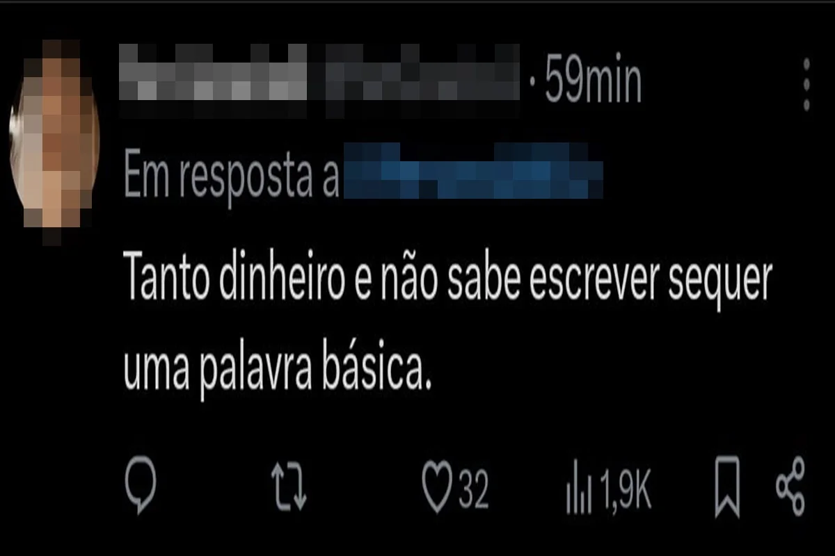 Margareth Serrão foi detonada por internautas após cometer um erro grade de português Margareth Serrão foi detonada por internautas após cometer um erro grade de português