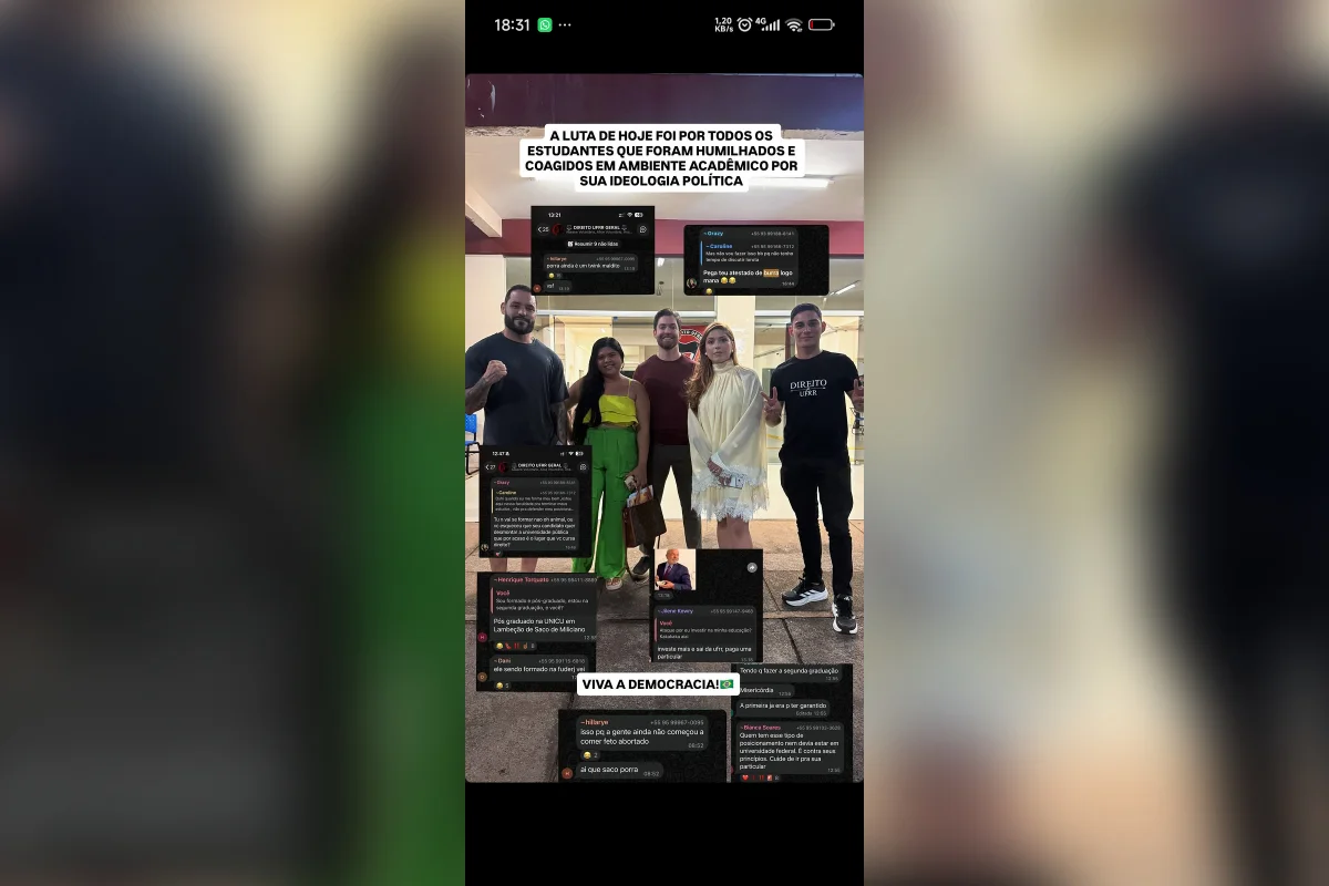 PF mira deputado e blogueira por rasgar panfletos contra Flávio na UFRR - imagem 2 PF mira deputado e blogueira por rasgar panfletos contra Flávio na UFRR - imagem 2