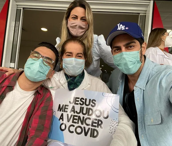 Mãe de Jonathan Nemer recebe alta após 209 dias internada por Covid - destaque galeria