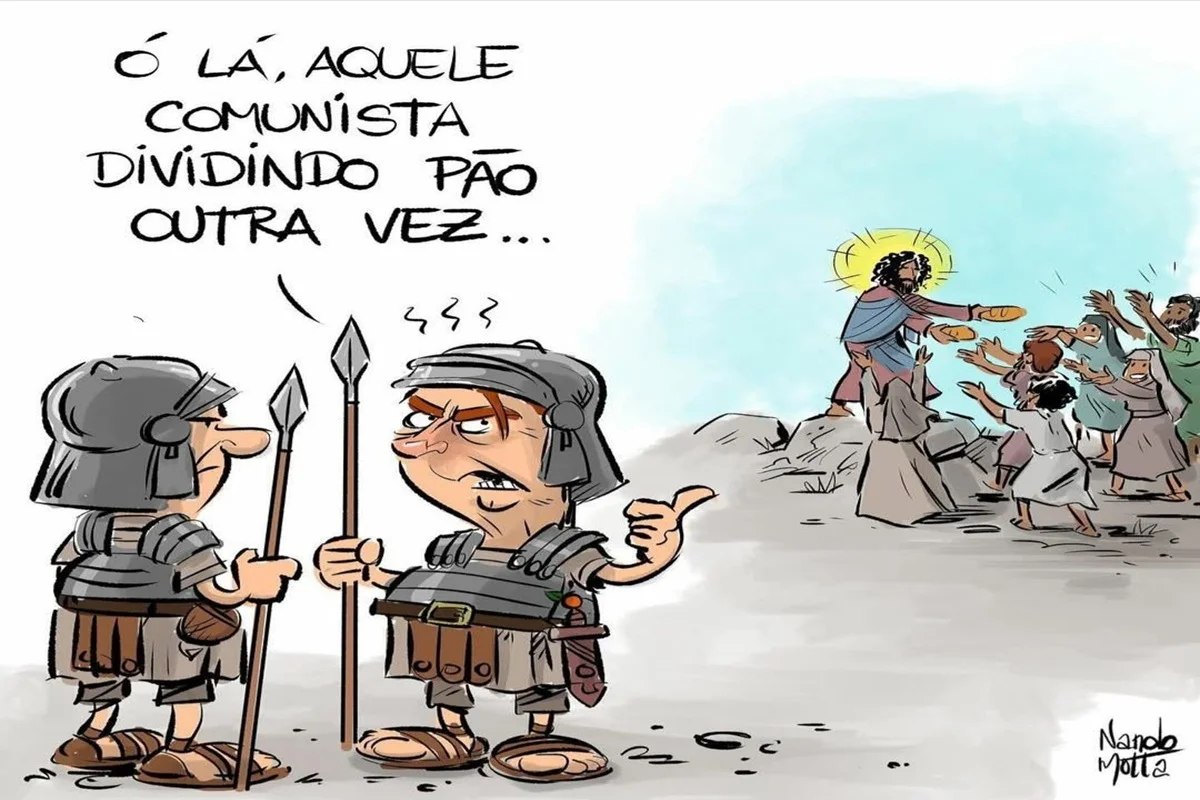 Charge do Nando Motta