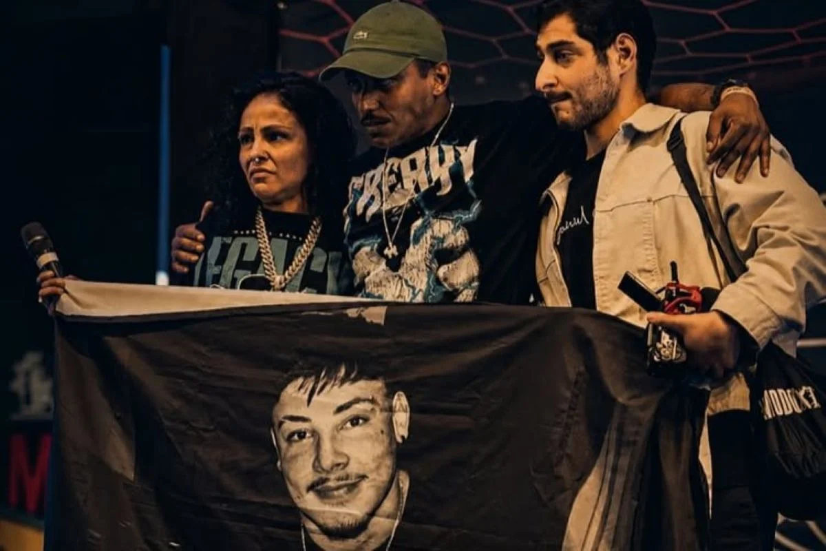 Mãe faz homenagem em competição sonhada por morto em SP