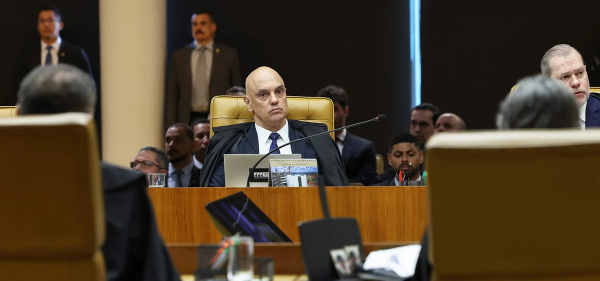 Sessão do STF que decide se Alexandre de Moraes será investigado Sessão do STF que decide se Alexandre de Moraes será investigado