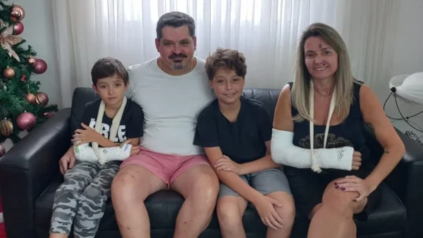Ana sobreviveu à tragédia junto com o marido, filhos, irmãs, sobrinhos e outros familiares