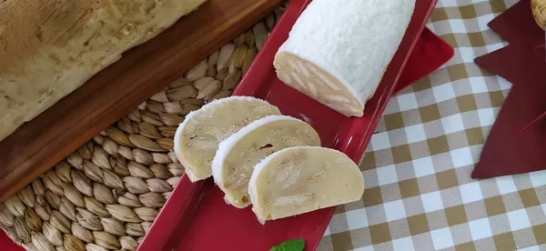 Salame de chocolate branco