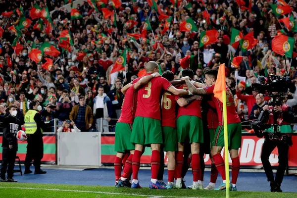 Portugal comemora gol contra Macedônia do Norte - Metrópoles