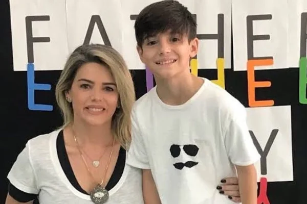 Foto colorida de Záion e Mari Alexandre