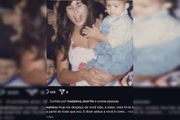 Mensagem que Matteos postou após o enterro da mãe Mensagem que Matteos postou após o enterro da mãe