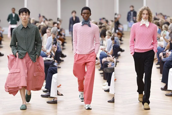 Meninos usam rosa: Jonathan Anderson estreia coleção masculina na Dior