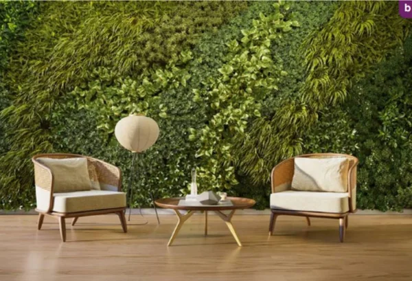 Parede vertical com plantas - Metrópoles