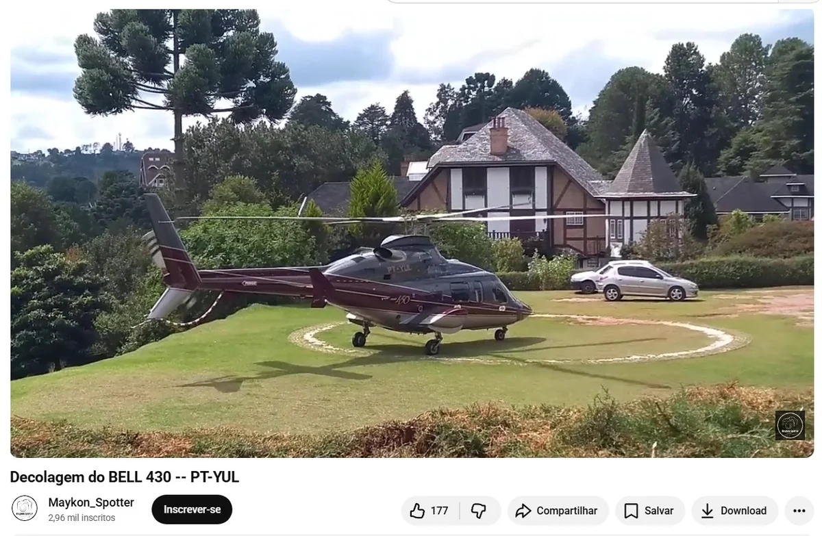 Helicóptero da Igreja Universal do Reino de Deus Helicóptero da Igreja Universal do Reino de Deus