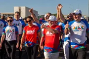 A largada ocorreu por volta das 7h15