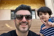 Lito Sousa e o filho, Malone, com 7 anos Lito Sousa e o filho, Malone, com 7 anos