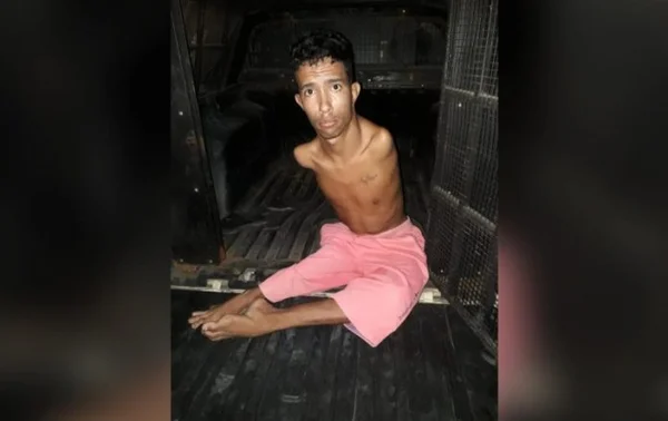 Jovem sem braços é preso por dirigir para criminosos