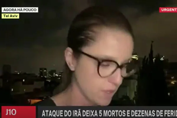 Repórter tem que correr para bunker durante entrada ao vivo em Israel