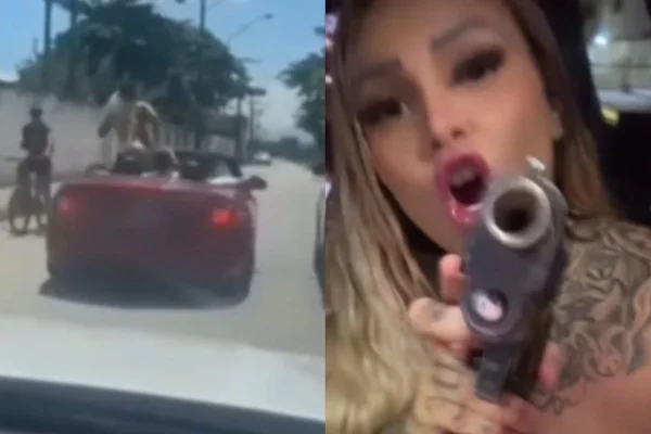 Loira da BMW: quem é mulher que rebolou para PMs e desarmou ladrão