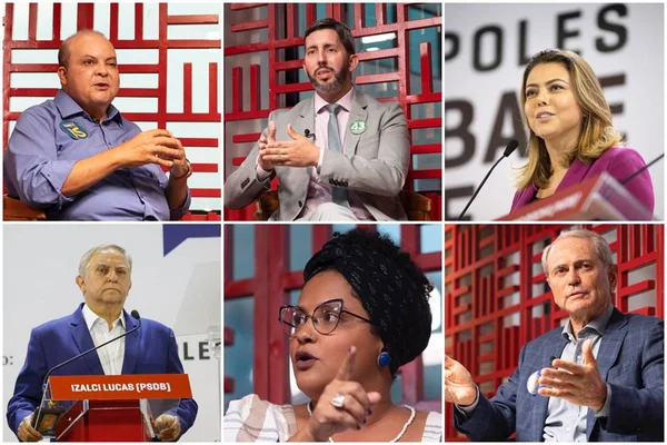 Seis candidatos ao GDF nas eleições de 2022