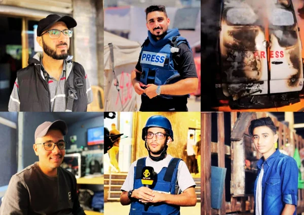 Jornalistas palestinos mortos em ataque de Israel