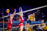 Vitória brasileira foi por 3 sets a 1. Vitória brasileira foi por 3 sets a 1.