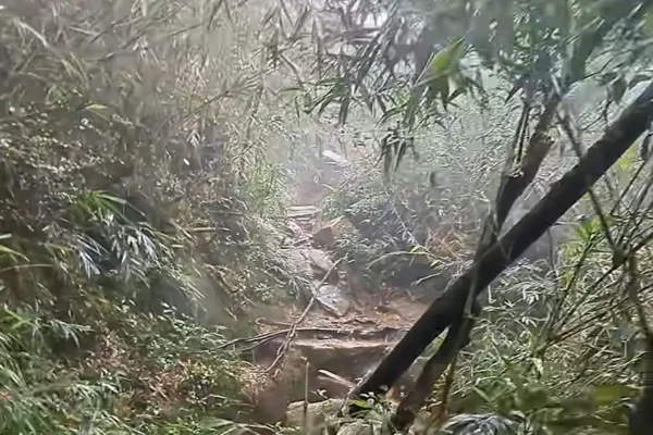 Pico Paraná: montanhista mostra trilha onde jovem ficou por cinco dias