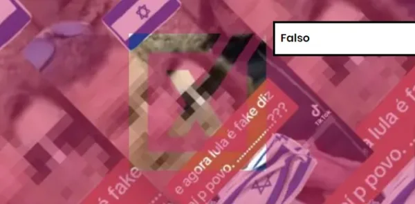 Captura de tela de vídeo sobre Lula não ter levado flores ao Museu do Holocausto