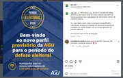 Novo perfil da AGU Novo perfil da AGU