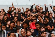 A atividade simulou um cenário de ataque terrorista contra espectadores de uma partida de futebol