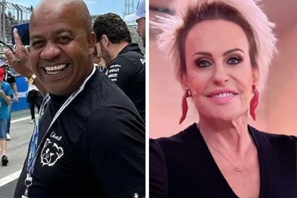 Montagem feita a partir de fotos das redes sociais de Toninho Tornado e Ana Maria Braga - Metrópoles