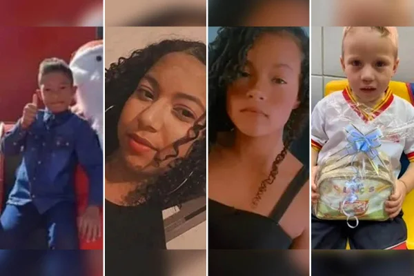 imagem colorida crianças e adolescente morrem afogados barragem pernambuco
