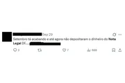 Nota Legal: clientes inundam redes com queixas após atraso em depósitos - imagem 3