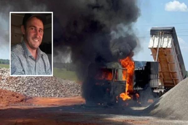 Imagem colorida mostra caminhoneiro que morreu após levar choque - Metrópoles