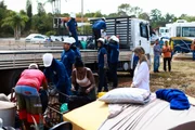 A operação desta quinta-feira (13/8),  começou por volta das 9h