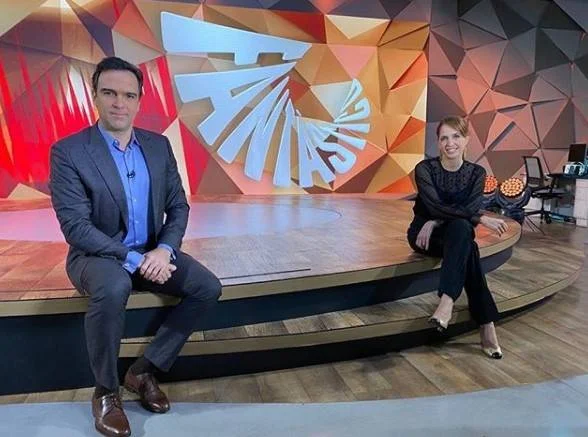 Poliana Abritta revela como reagiu ao descobrir saída de Tadeu Schmidt do Fantástico