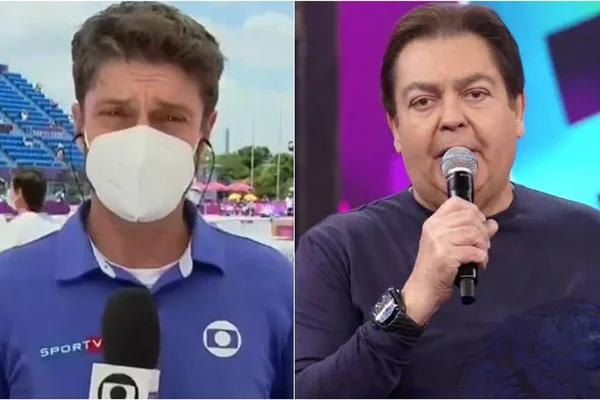 Repórter fala sobre Faustão ao vivo na Globo e gera climão