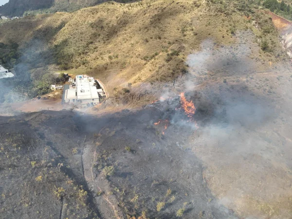 Incêndio na Serra do Curral, em BH