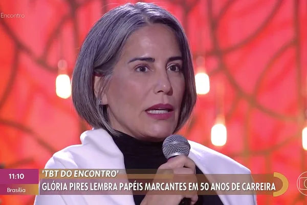 A atriz Gloria Pires